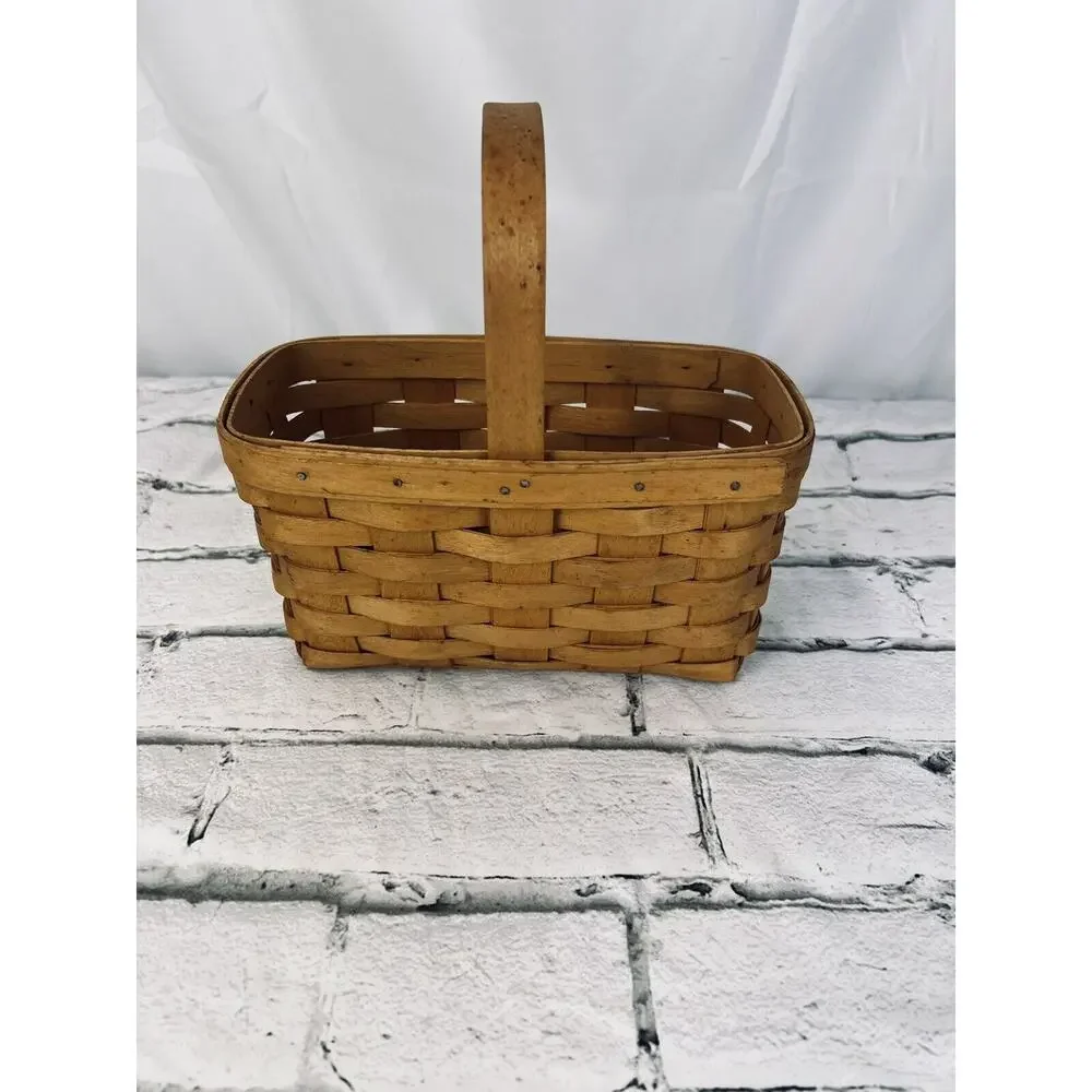 1999 Longaberger Candle Basket w/Stationary Handle
